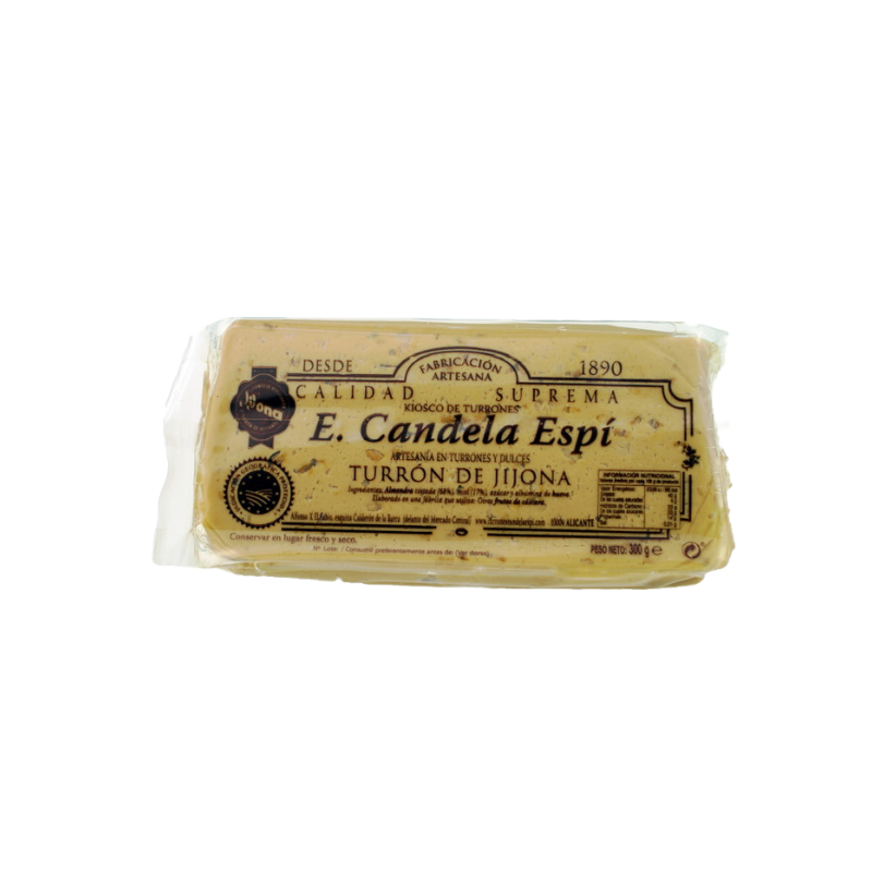 Nougat of Jijona-soft- 300 G. - Nougat and Sweets candela espí Nougat of Jijona-soft- 300 G. - Nougat and Sweets candela espí