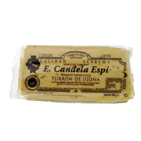 Nougat of Jijona-soft- 300 G. - Nougat and Sweets candela espí