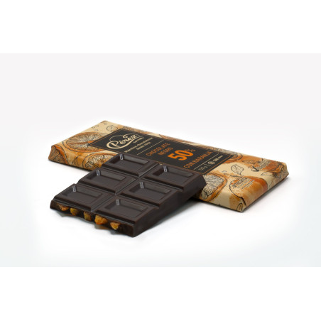 DARK CHOCOLATE 50 % WITH ORANGE