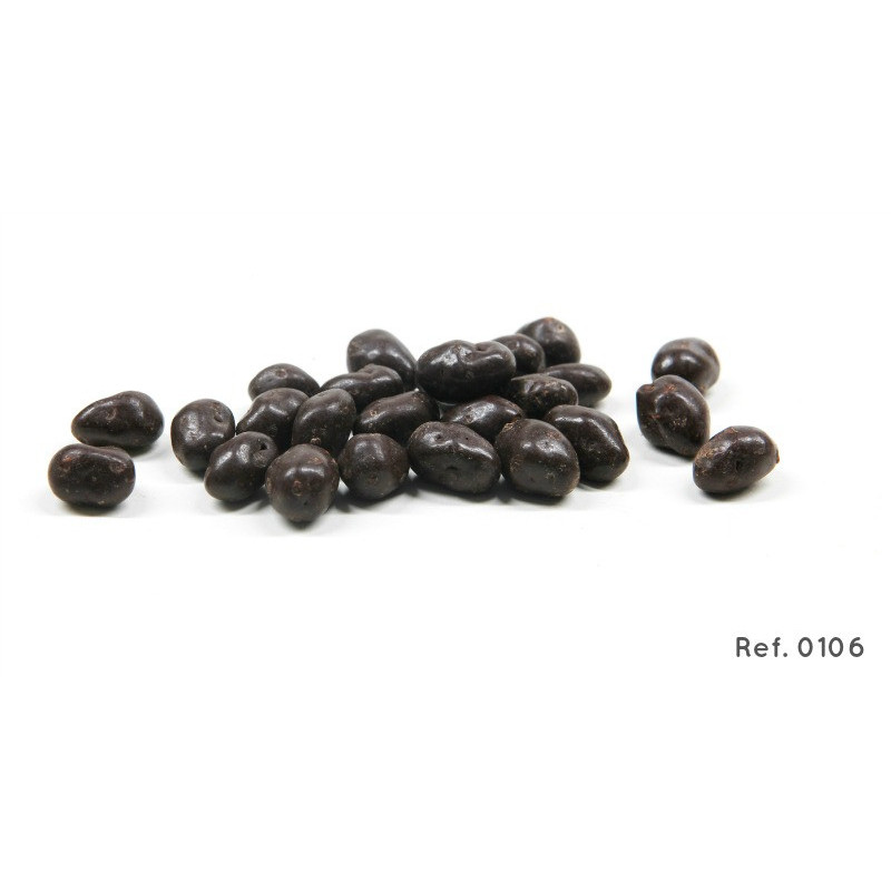 raisins with chocolatte and mint