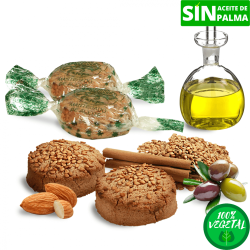 Mantecados de Aceite de Oliva y Almendras