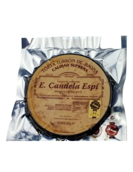 Torta Crema Turrón de Jijona 500 G. - Turrones y Dulces Candela Espí