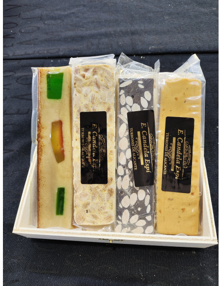 Caja de madera 4 lingotes