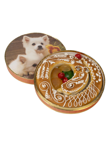 Anguila de Mazapán -Yema- 900 G. - Turrones y Dulces Candela Espí