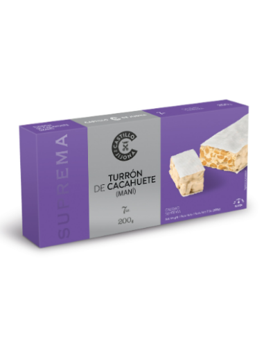 Turron de Cacahuete- MANI- duro 200 g.