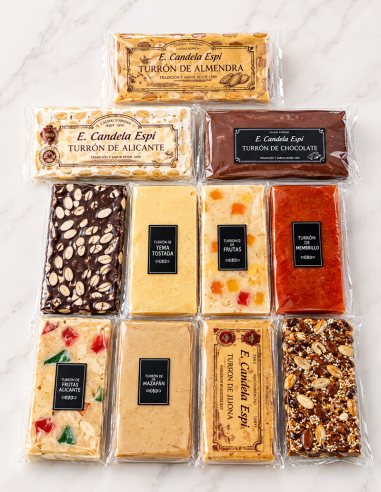 Artesania Special Assortment 10 Units +1 Gift - Nougats and Sweet Candela Espí