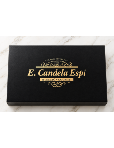 Boîte argentée Luxe,Assortiment spécial. - Turrones et Bonbons candela espí 2