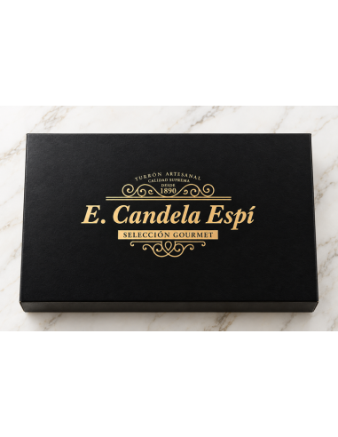 Luxury Silver Can,Special Assortment. - Turrones and Sweet Candela Espí