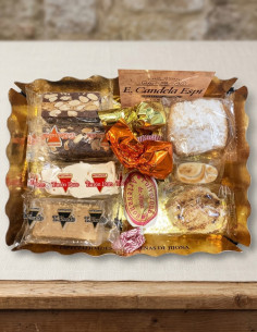 Luxury Silver Can,Special Assortment. - Turrones and Sweet Candela Espí