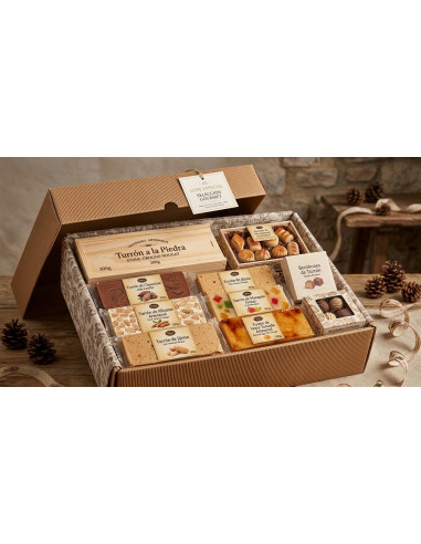 Lote Caja Negra de Lujo - Turrones y Dulces Candela Espí
