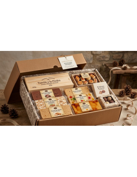 Lot Boîte Noire de Luxe - Turrones et Bonbons candela espí