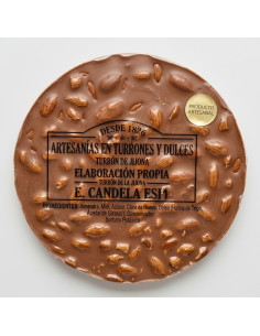 Torta Turrón Chocolate Con Leche 200 G. - Turrones y Dulces Candela Espí