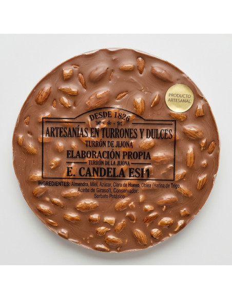 Torta Turrón Chocolate Con Leche 200 G. - Turrones y Dulces Candela Espí