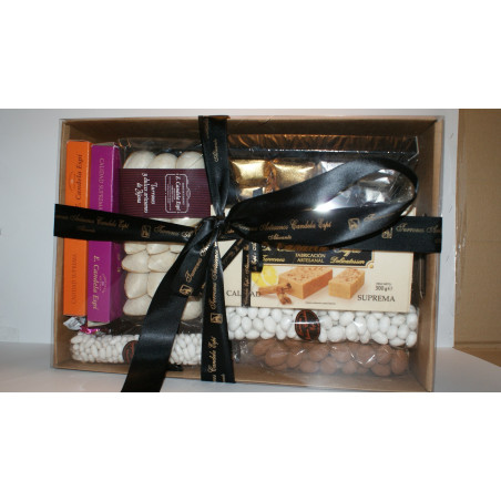 Lote Especial -Caja Carton Cristal - Turrones y Dulces Candela Espí