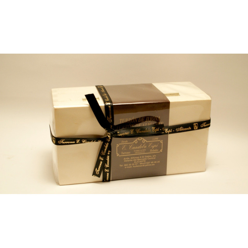 Caja de Madera Con Jijona y Alicante 300 G. Hasta El 15% de Dto. - Turrones y Dulces Candela Espí