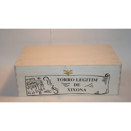 Boîte en bois Nº3- Surtida de Turrones - Turrones y Dulces candela espí