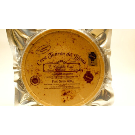 Torta Crema Turrón de Jijona 500 G. - Turrones y Dulces Candela Espí