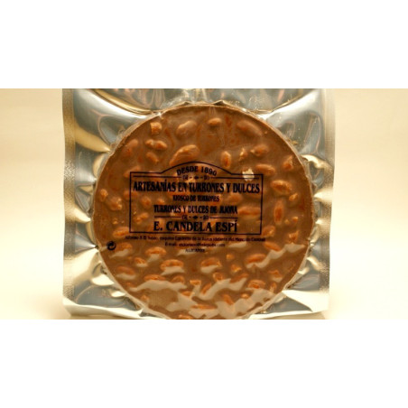 Gâteau Turron Chocolat au lait 200 G. - Turrones et Bonbons candela espí