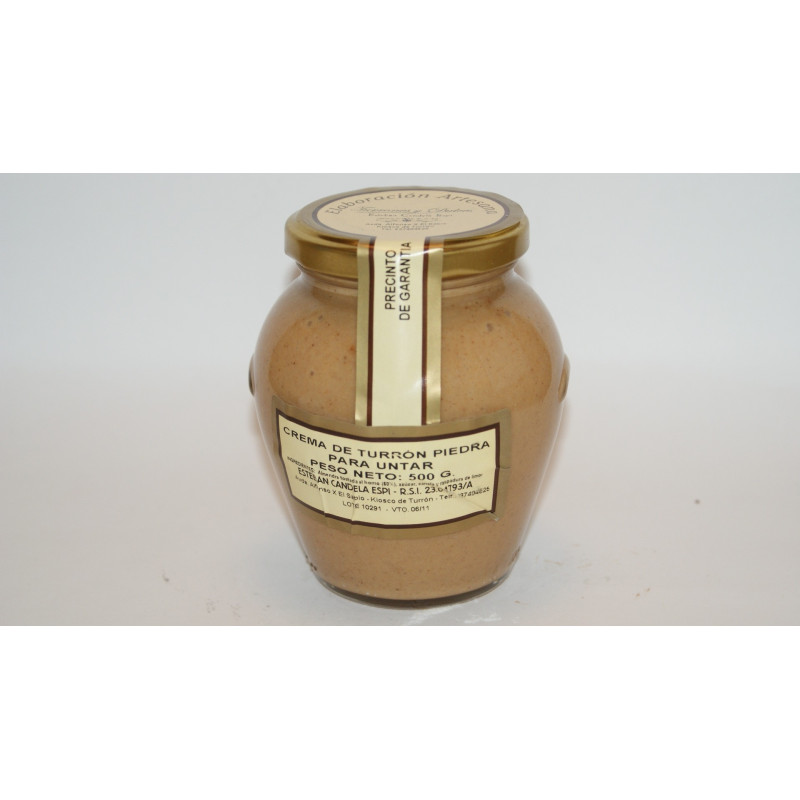 Pot de crème de Nougat de jijona Tartinade 200 g. - Nougat et bonbons candela Espí