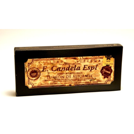 Nougat of Alicante 300 G.  - Turrones and Sweet Candela Espí