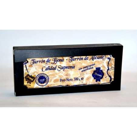 Nougat d’Alicante sans sucres ajoutés 200 G. - Nougats et bonbons candela Espí