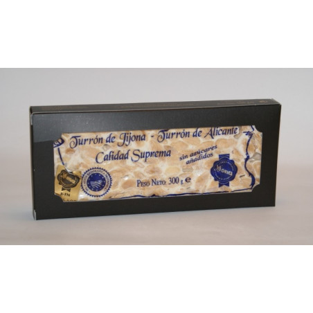 Nougat d’Alicante sans sucres ajoutés 200 G. - Nougats et bonbons candela Espí