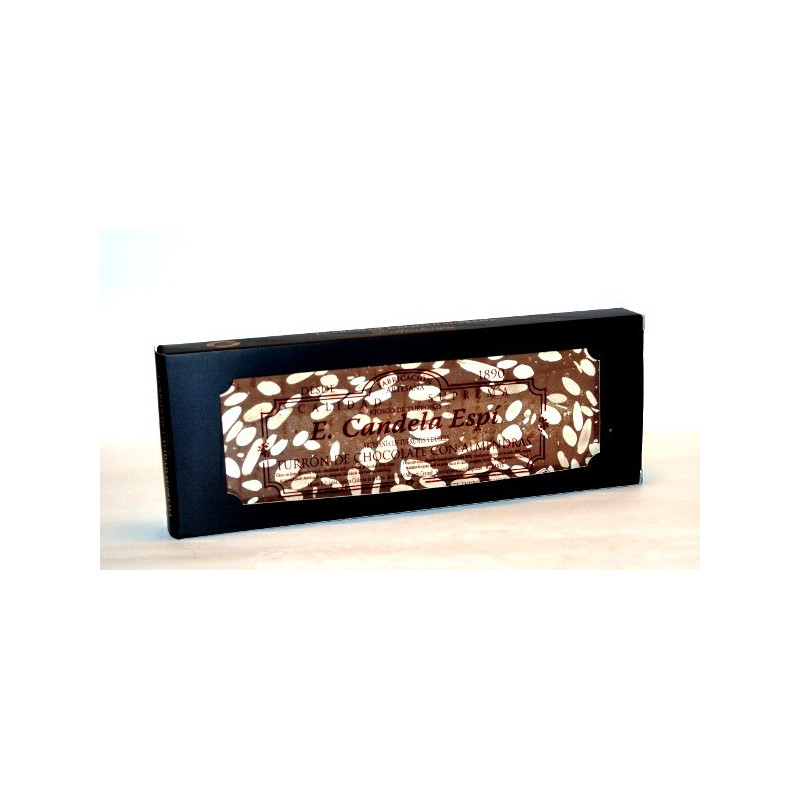 Milk and Almond Chocolate Nougat 500 G. - Nougats and Sweet Candela Espí Milk and Almond Chocolate Nougat 500 G. - Nougats and Sweet Candela Espí
