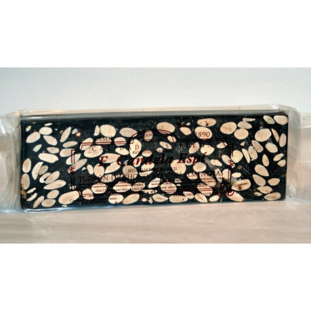 Turrón de Chocolate Puro Con Almedras 500 G. - Turrones y Dulces Candela Espí