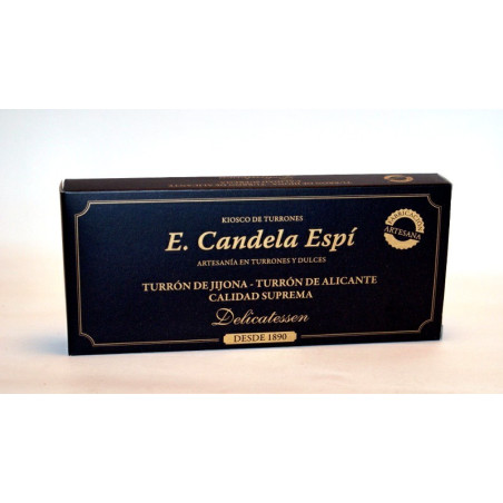 Turrón de Jijona-blando- Sin Azúcar  Añadidos 200 G. - Turrones y Dulces Candela Espí