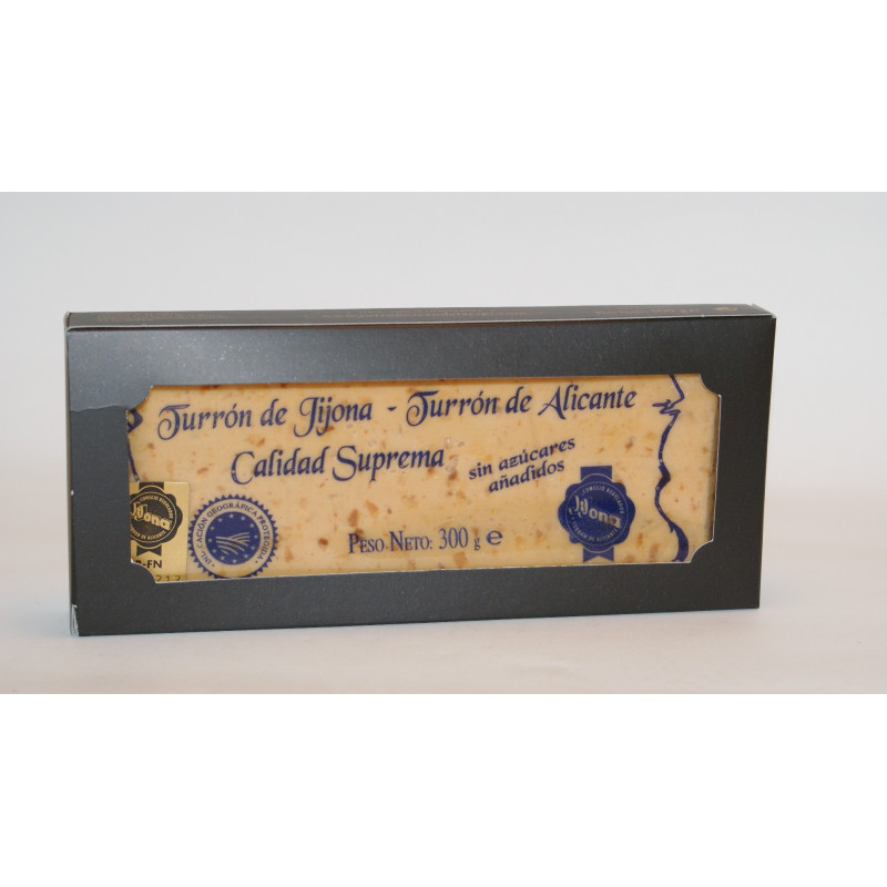 Turrón de Jijona-blando- Sin Azúcar  Añadidos 200 G. - Turrones y Dulces Candela Espí