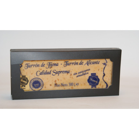 Turrón de Jijona-blando- Sin Azúcar  Añadidos 200 G. - Turrones y Dulces Candela Espí