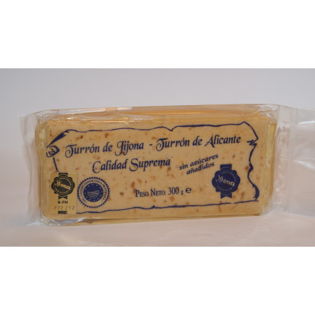 Turrón de Jijona-blando- Sin Azúcar  Añadidos 200 G. - Turrones y Dulces Candela Espí
