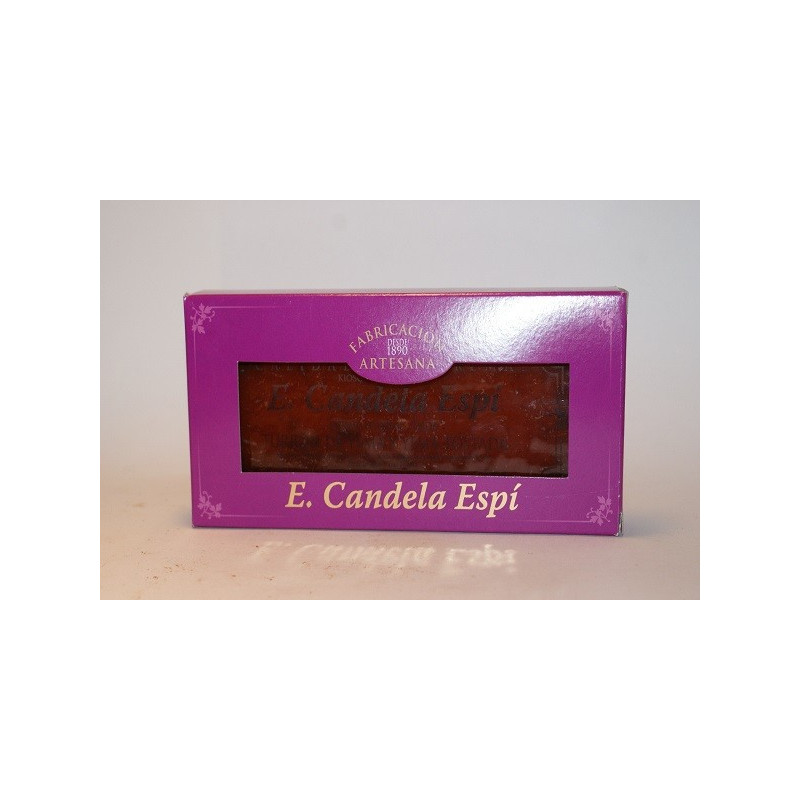 Toasted Yolk Nougat Without Sugar Added 200 G. - Nougat and Sweets candela Espí