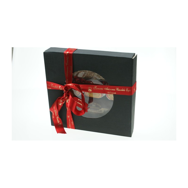 Lot spécial Artisan - Boîte élégante - Turrones et bonbons candela espí