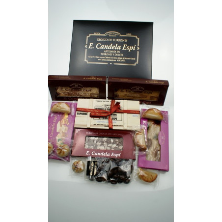 Luxury Black Box Lot - Nougats and Sweet Candela Espí