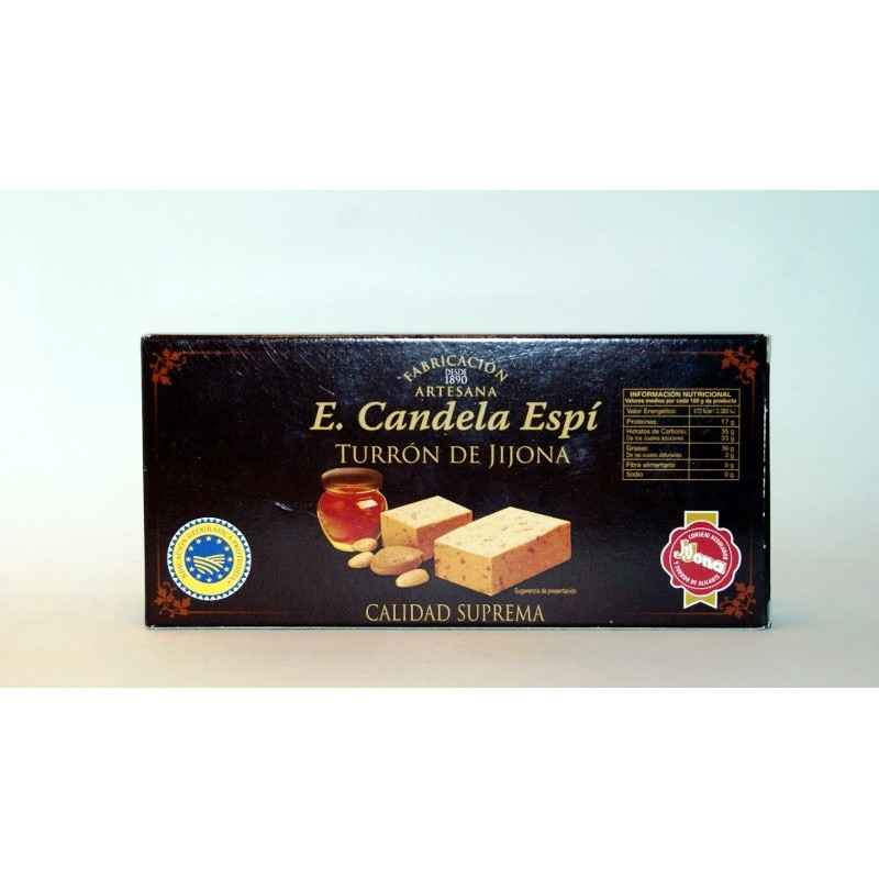 Nougat of Jijona-soft- Refined 300 G. - Nougat and Sweets candela espí Nougat of Jijona-soft- Refined 300 G. - Nougat and Sweets candela espí