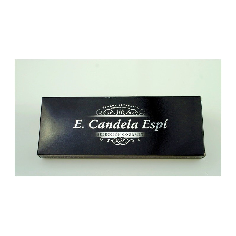 Pure Chocolate Nougat With Almedras 500 G. - Nougats and Sweet Candela Espí Pure Chocolate Nougat With Almedras 500 G. - Nougats and Sweet Candela Espí