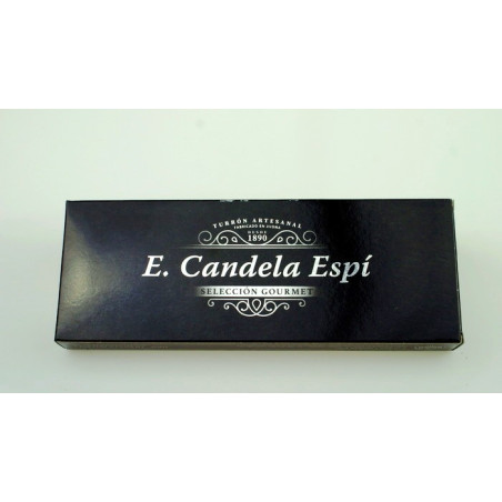 Turron de Chocolat Pur Avec Almedras 500 G. - Turrones et Bonbons candela espí
