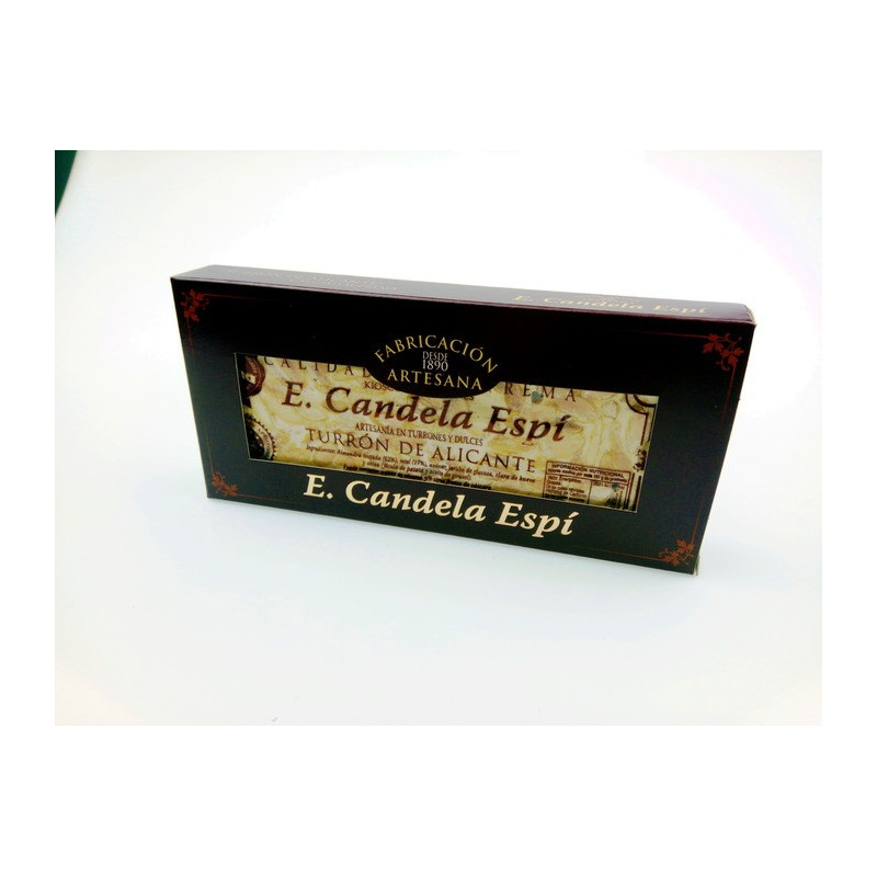 Nougat of Alicante 300 G.  - Turrones and Sweet Candela Espí Nougat of Alicante 300 G.  - Turrones and Sweet Candela Espí