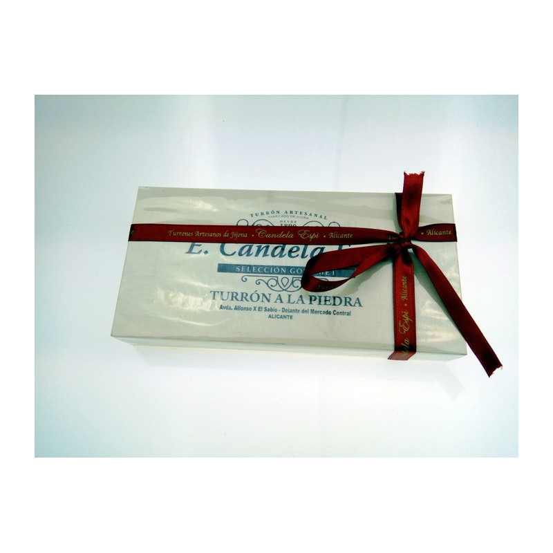 Nougat A La Stone With Wooden Box 300 G. - Nougats and Sweet Candela Espí Nougat A La Stone With Wooden Box 300 G. - Nougats and Sweet Candela Espí