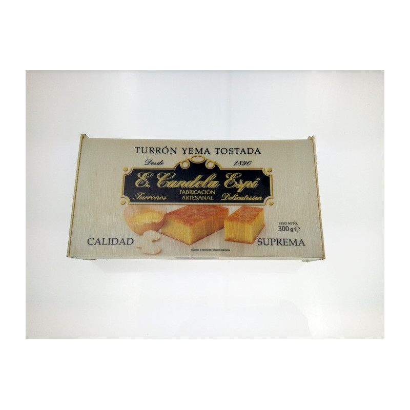 Turrón de Yema Tostada Suprema,Con Caja de Madera 300 G. - Turrones y Dulces Candela Espí Turrón de Yema Tostada Suprema,Con Caja de Madera 300 G. - Turrones y Dulces Candela Espí