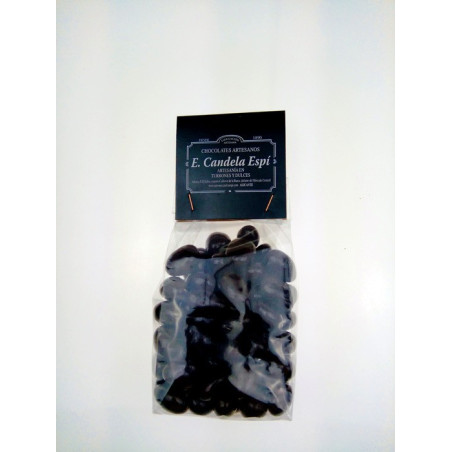 raisins with chocolatte and mint