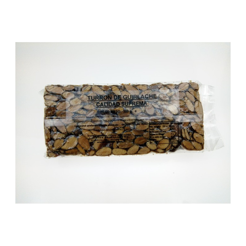 Guirlache Nougat 300 G.  - Turrones and Sweet Candela Espí Guirlache Nougat 300 G.  - Turrones and Sweet Candela Espí