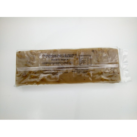 Nougat of Nata-Nueces 500 G. Craftsman - Nougats and Sweet Candela Espí
