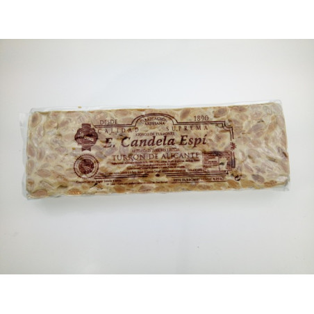 Turron de Alicante Artesano 500 G. - Turrones y Dulces candela espí