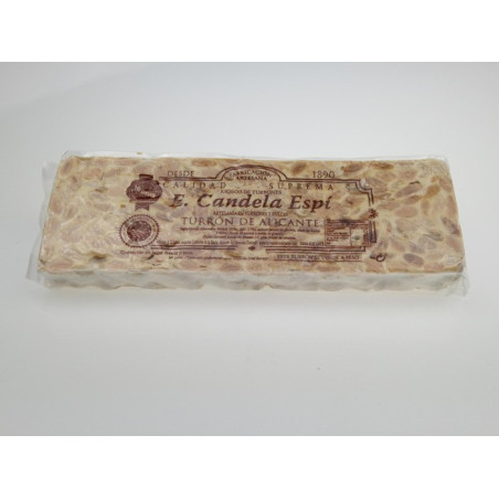 Turron de Alicante Artesano 500 G. - Turrones y Dulces candela espí