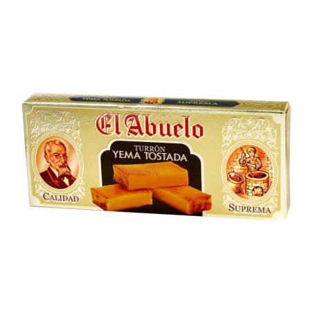 Caja de 24 unidades turron de yema tostada "el Abuelo"