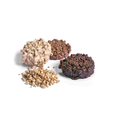 Rocas de Chocolate Artesanas 250 G. - Turrones y Dulces Candela Espí